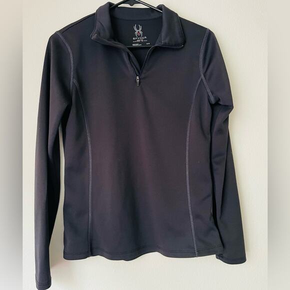 Spyder | Base Layer Zip T Neck | women’s medium | moisture wicking EUC - Picture 1 of 8